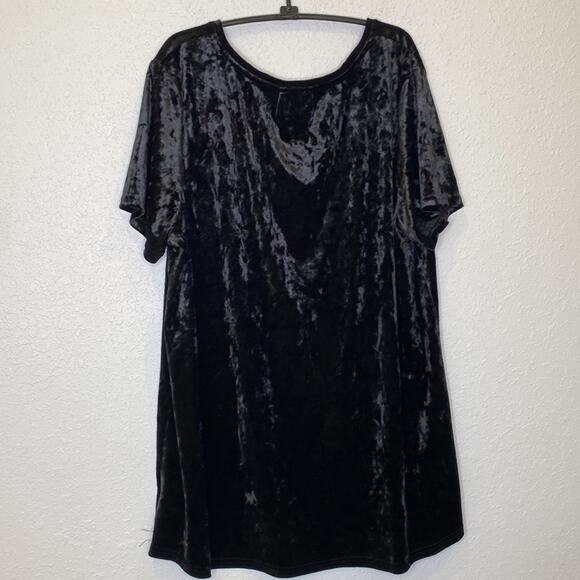 Spring + Mercer Velvet Legging Pocket Tee High Low EUC Sz XXL Polyester Stretch - Picture 7 of 13